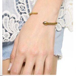 Madewell NWT Gold Snake Cuff Bracelet